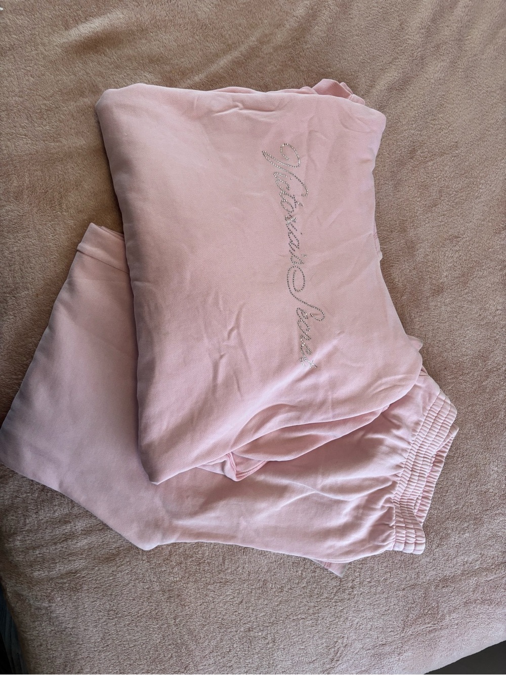 Victoria's Secret Light Pink Sweat Pants Set
